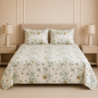 Premium  120 by 120 inch Super King Bedsheet Set – Jumbo Size | 100% Cotton Comfort Product Code :- 55B135RKEH