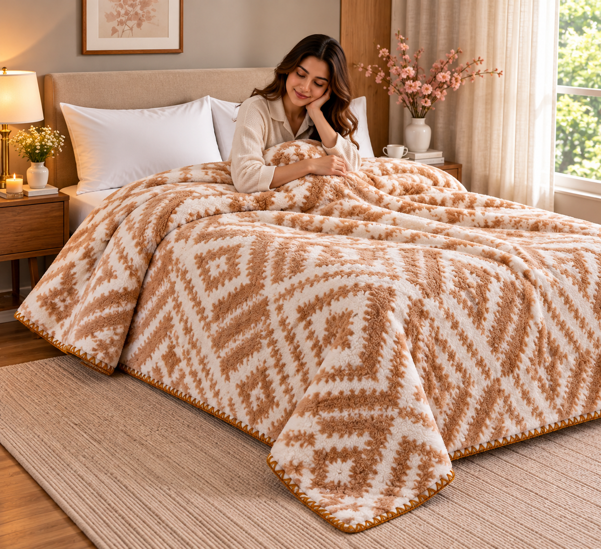 Japanese Mizuki Premium AC Blanket Product Code :- 55B335RKEH