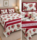 ✨ English King Size Non - Quilted Bedcover– 108 × 108 Inches ✨ Product Code :- 55B199RKEH