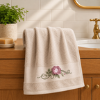Elegant Embroidered Hand Towel – 35 × 75 cm Product Code :- 55B32RKEH