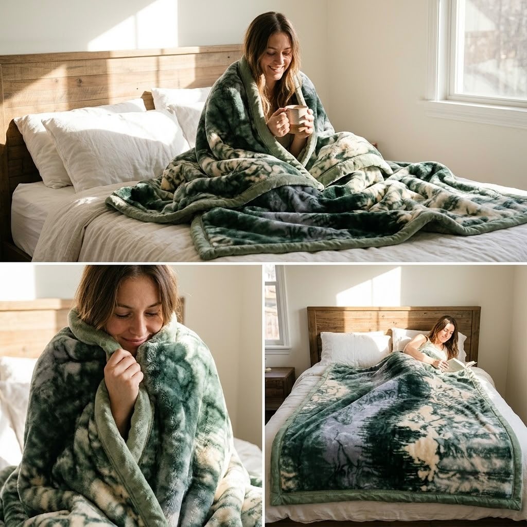 Single Ply Fleece Winter Blanket – Ultra Soft & Cozy | Single Bed