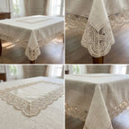 Elegant Floral Embroidered Dining Table Cover – 4 ,6 & 8 Seater