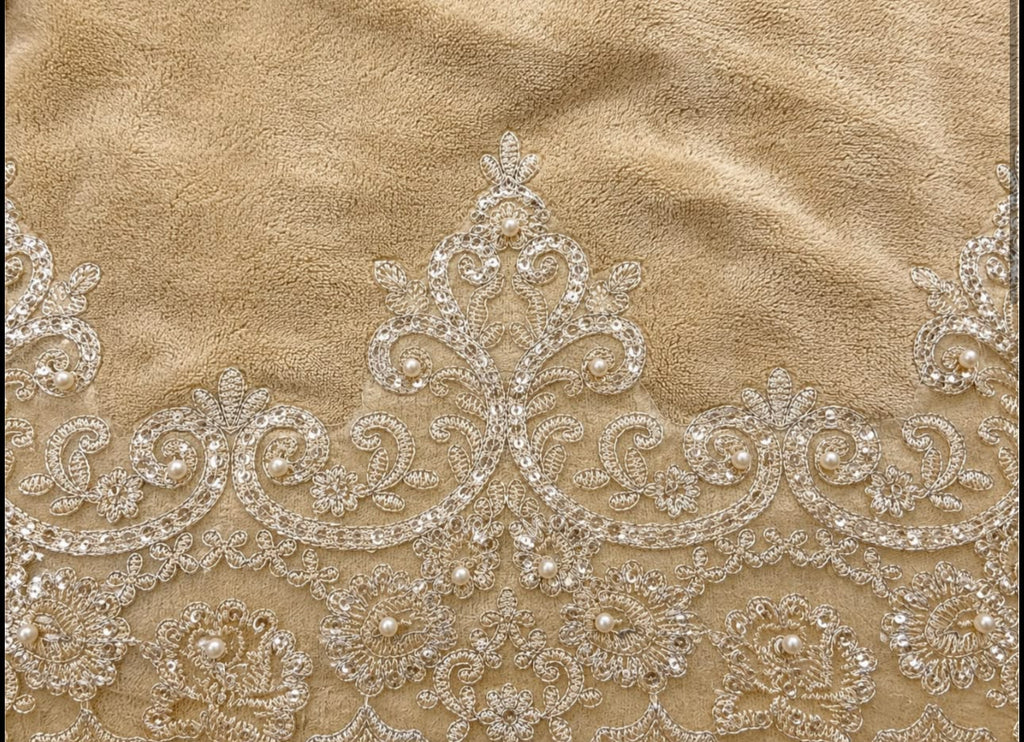Premium Wedding Towel Set of 4 – Designer Embroidered Bath & Hand Towels | Product Code :- 55B155RKEH