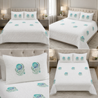 Motif Muslin Quilted Bedcover – King Size Luxury Product Code :- 55B365RKEH