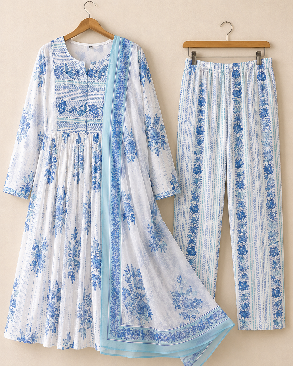 Aasma 3-Piece Stitched Suit 💙