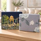 Luxury Botanical Printed Bedsheet Gift Box – Premium 3 Pcs Set