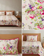Victorian Reversible Quilted Bedcover – Inspired by Classic British Designs Product Code :- 55B198RKEH