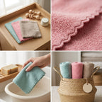 Ultra Soft Baby Hand Towels Set of 3 – Gentle Care for Little Ones 👶✨