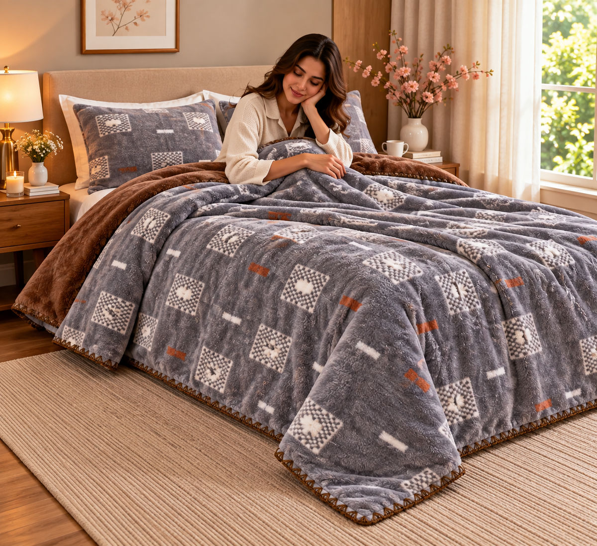 Japanese Mizuki Premium AC Blanket Product Code :- 55B335RKEH