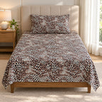 Printed Single Bedsheet Set – 2 Pcs (1 Bedsheet + 1 Pillow Cover) 100 % Pure Cotton