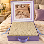 Premium Luxury 4 Piece Duvet Cover & Bedsheet Gift Box Set