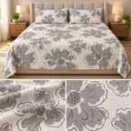 Signature Elegance Luxury Designer Printed Bedsheet Set – Super Jumbo King Size 122 x 122 Inch
