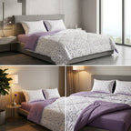 Austin Sage Bloom 4 Pcs King Size Comforter Bedsheet Set