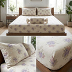 English Flowers Candy Pack Jumbo Size Fitted Bedsheet Set – Jumbo Size