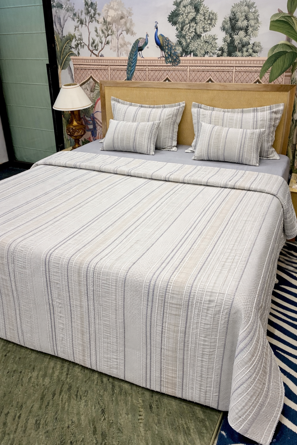 6-Piece Boho AC Comforter Set – Perfect for Summers 🌿