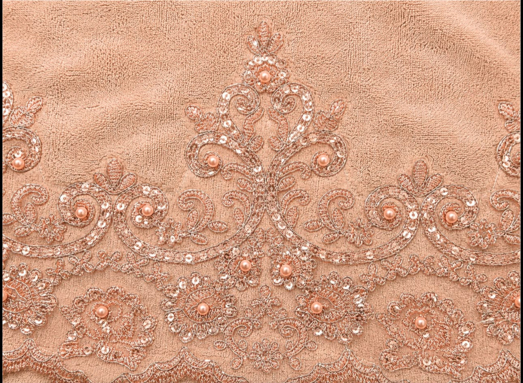 Premium Wedding Towel Set of 4 – Designer Embroidered Bath & Hand Towels | Product Code :- 55B155RKEH
