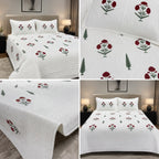 Motif Muslin Quilted Bedcover – King Size Luxury Product Code :- 55B365RKEH