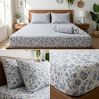 English Flowers Candy Pack Jumbo Size Fitted Bedsheet Set – Jumbo Size