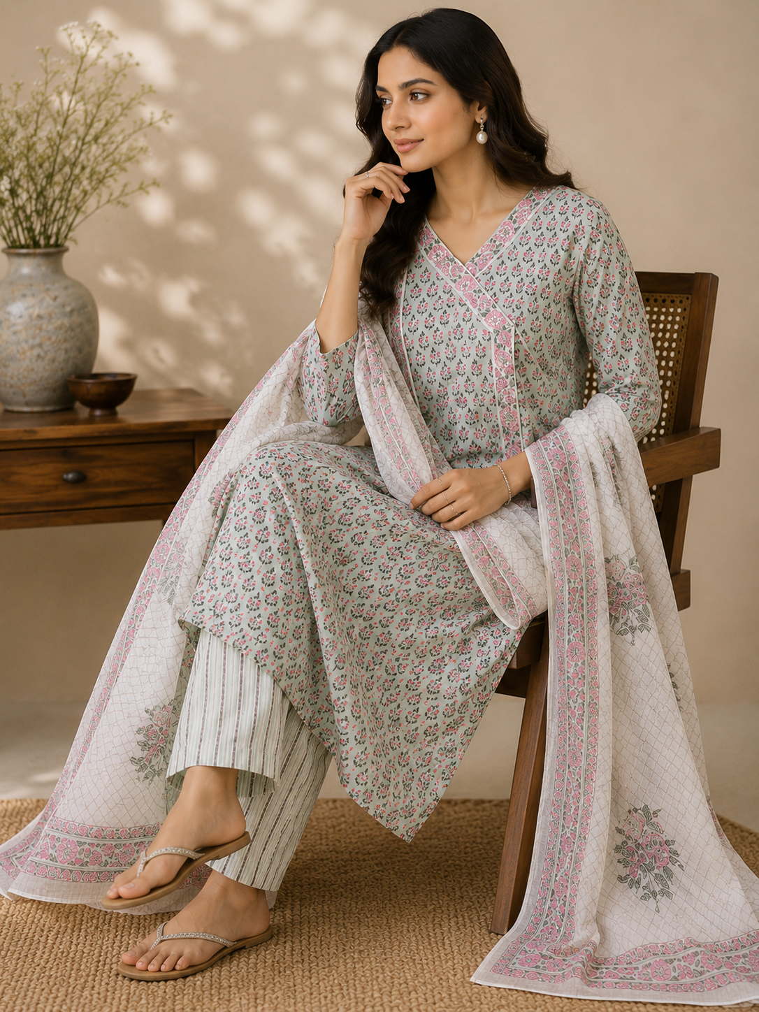 Falak 3-Piece Stitched Suit 👗