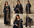 Mayur Silk 3-Piece Unstitched Suit