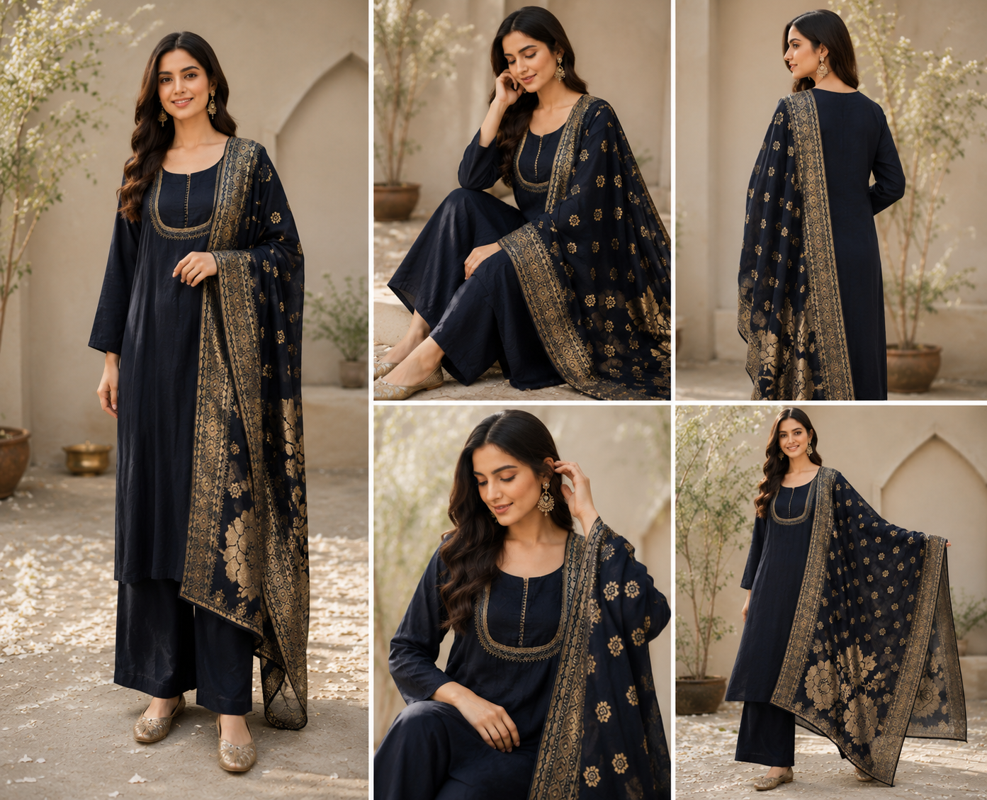 Mayur Silk 3-Piece Unstitched Suit