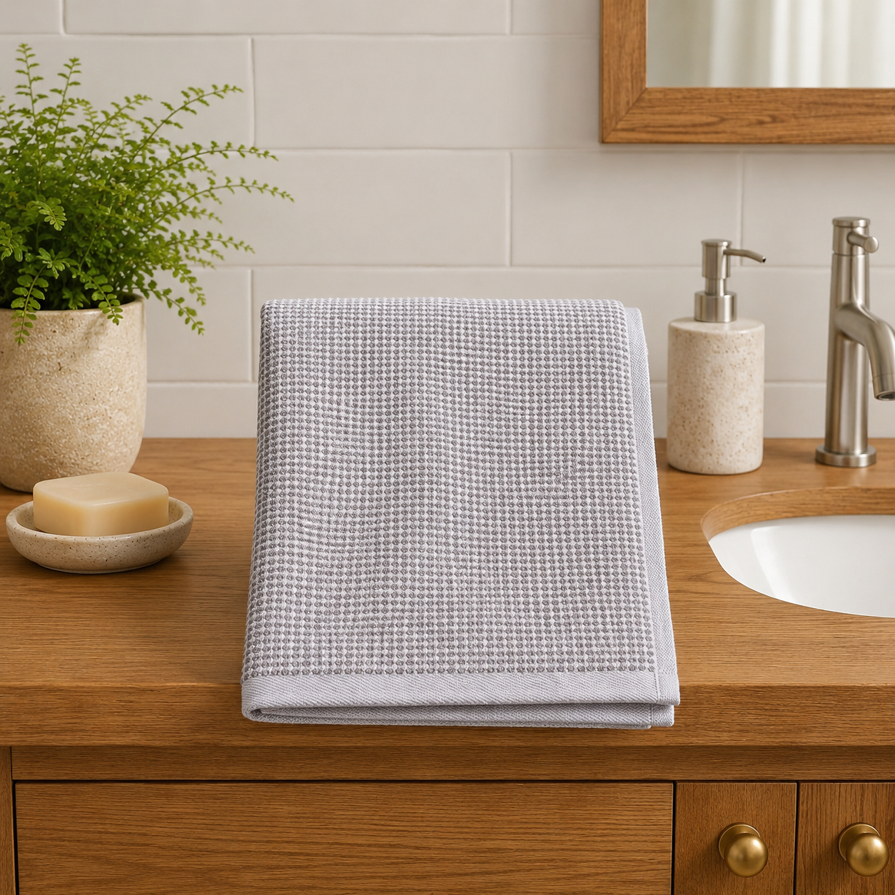 English Checkmate Cotton Bath Towels – 55 x 28 Inches Product Code :- 55B56RKEH