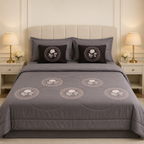 6 Pcs Hand Embroidered AC Comforter Set – King Size | Premium Cotton Fabric Product Code :- 55B255RKEH