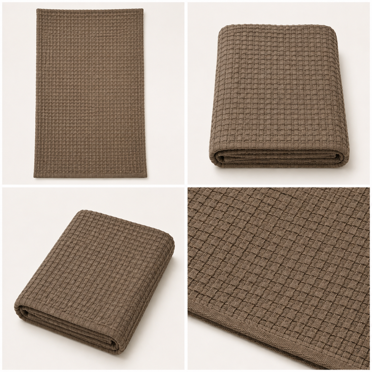 Bamboo Cloud Textured Waffle Bath Towel – 70 × 140 CM | Bamboo Cotton
