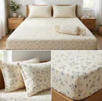 English Flowers Candy Pack Jumbo Size Fitted Bedsheet Set – Jumbo Size