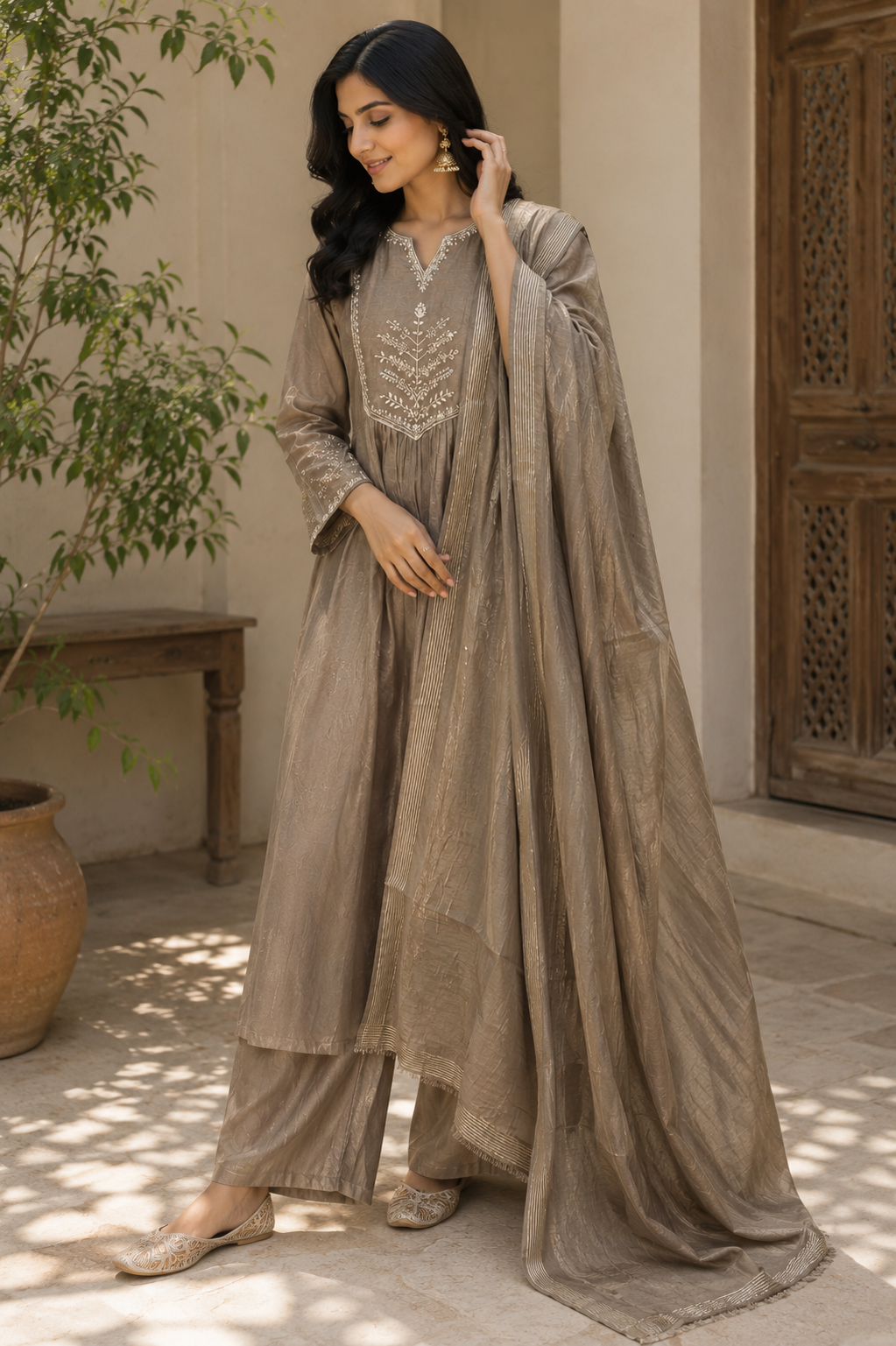 Aafreen 3-Piece Stitched Suit 💐