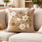Hand Embroidered Cushion Covers – 20 x 20 Inch (Cotton Base)