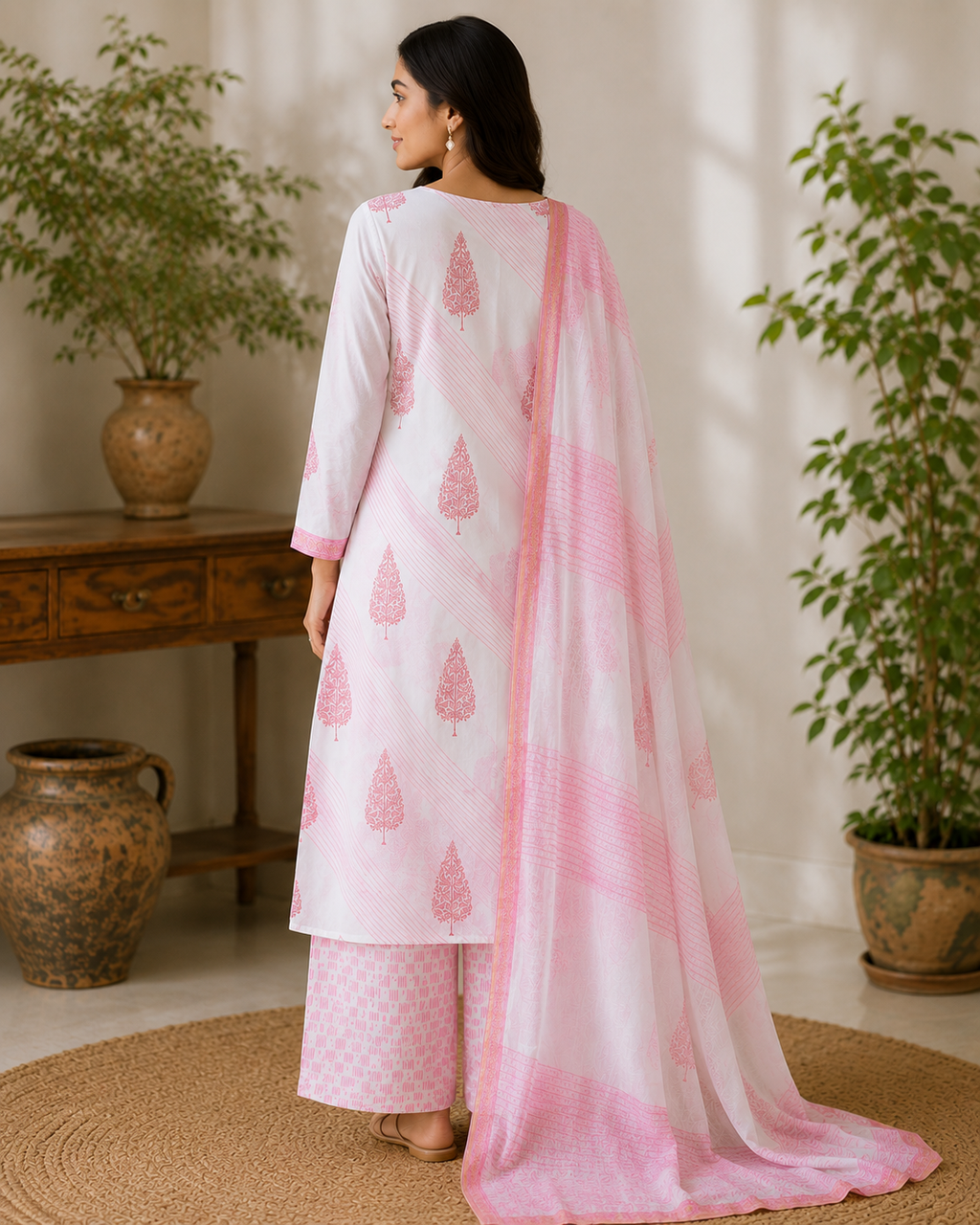 Roohi 3-Piece Stitched Suit 🌸