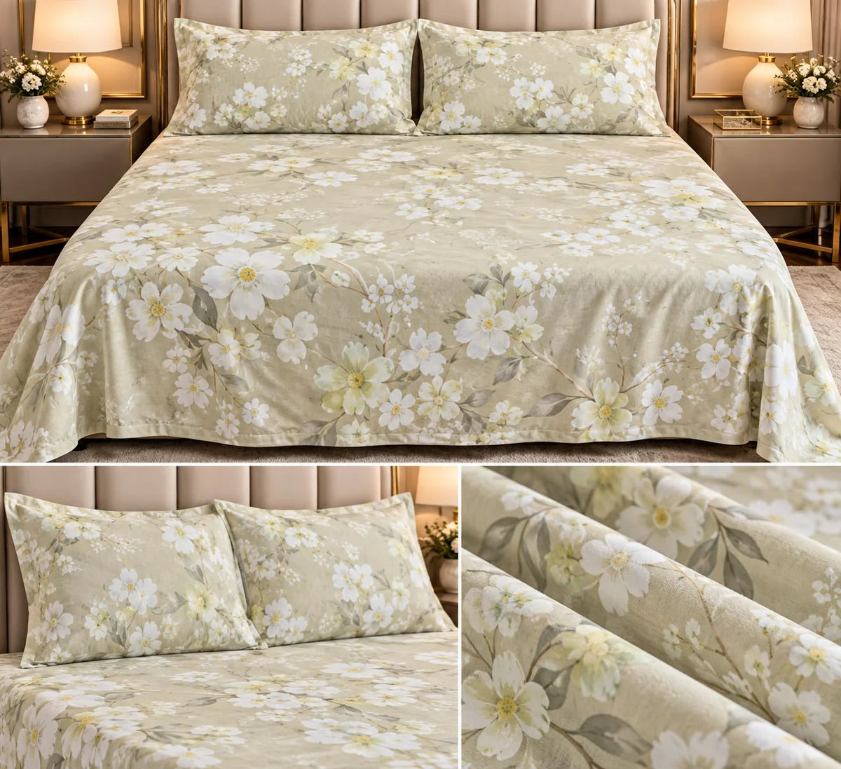 Cozy Luxe Winter Bedsheet Set – King Size 3 Pcs Product Code :- 55B2150RKEH