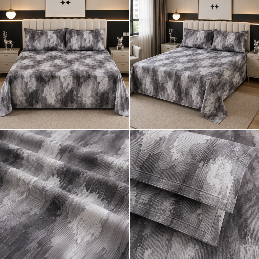 Jumbo Bedsheet – 120 x 120 Inches | Super King Size Product Code :- 55B108RKEH