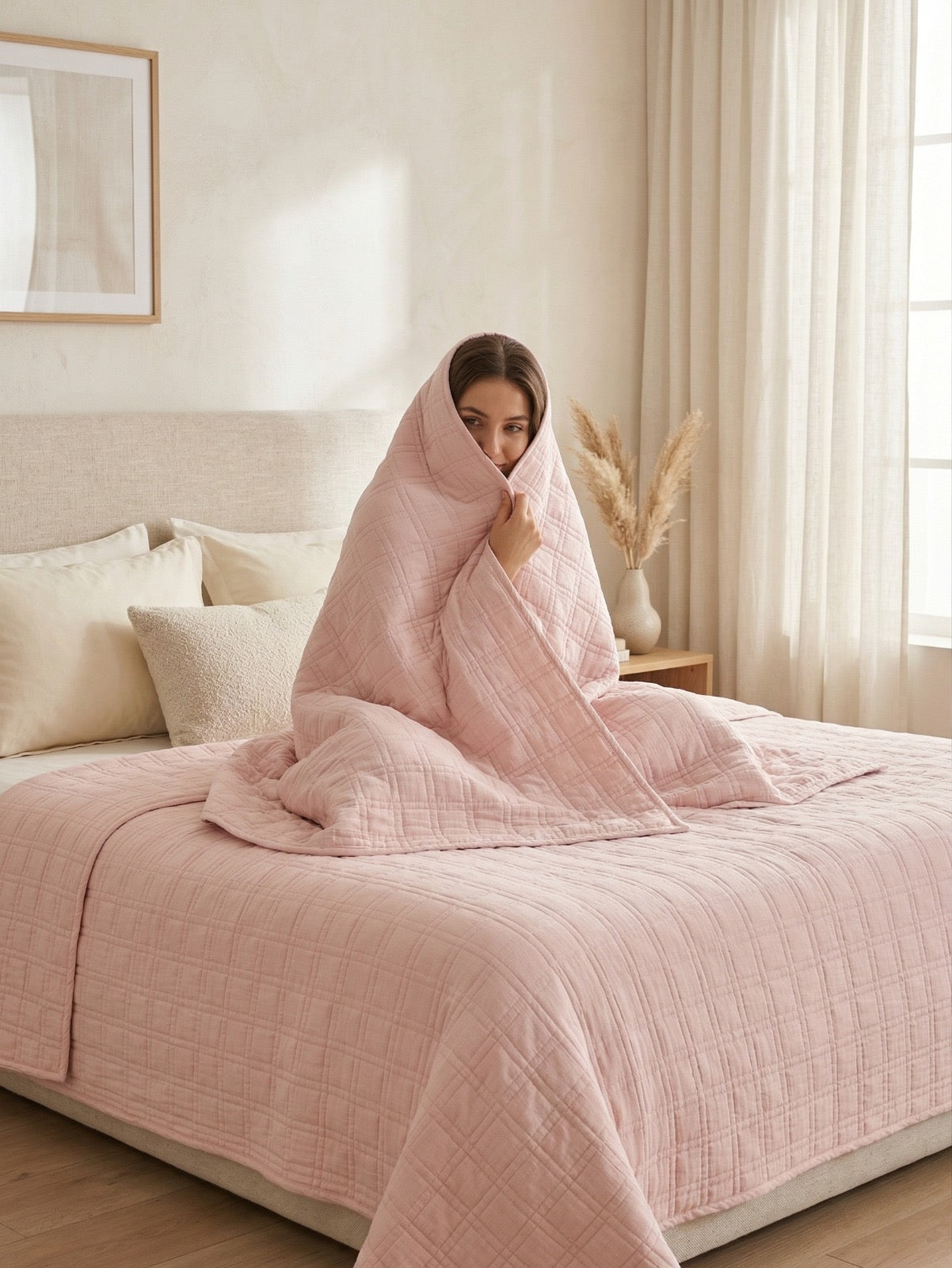 Luxe Pure Cotton AC Quilt – 500 Thread Count | Royal Comfort Redefined | Single and Double Both Available
