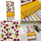 3-Piece Cotton Kitchen Napkin Set | Soft & Absorbent Multi-Purpose Kitchen Towels