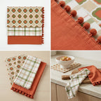 3-Piece Cotton Kitchen Napkin Set | Soft & Absorbent Multi-Purpose Kitchen Towels