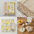 3-Piece Cotton Kitchen Napkin Set | Soft & Absorbent Multi-Purpose Kitchen Towels