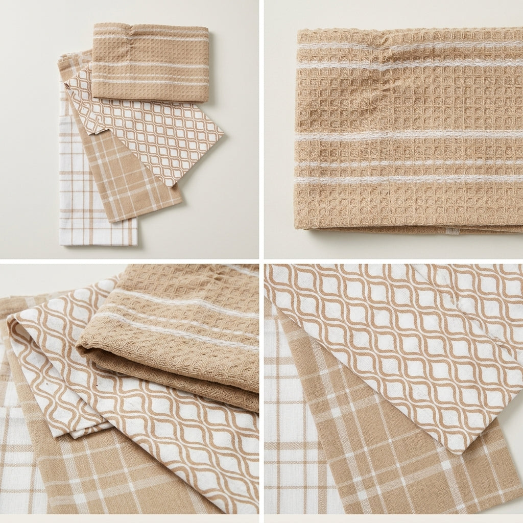 3-Piece Cotton Kitchen Napkin Set | Soft & Absorbent Multi-Purpose Kitchen Towels