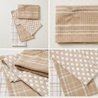 3-Piece Cotton Kitchen Napkin Set | Soft & Absorbent Multi-Purpose Kitchen Towels