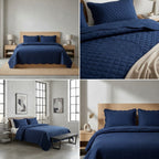 3 Pc Royal Quilted Bedcover King Size