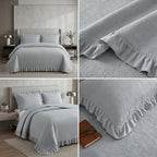 Quilted Bedcover Set – 3 Piece King Size