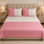 🛏️ English Bedsheet 108×108 – Elegant Comfort for Your Bedroom ProductCode :- 55B105RKEH