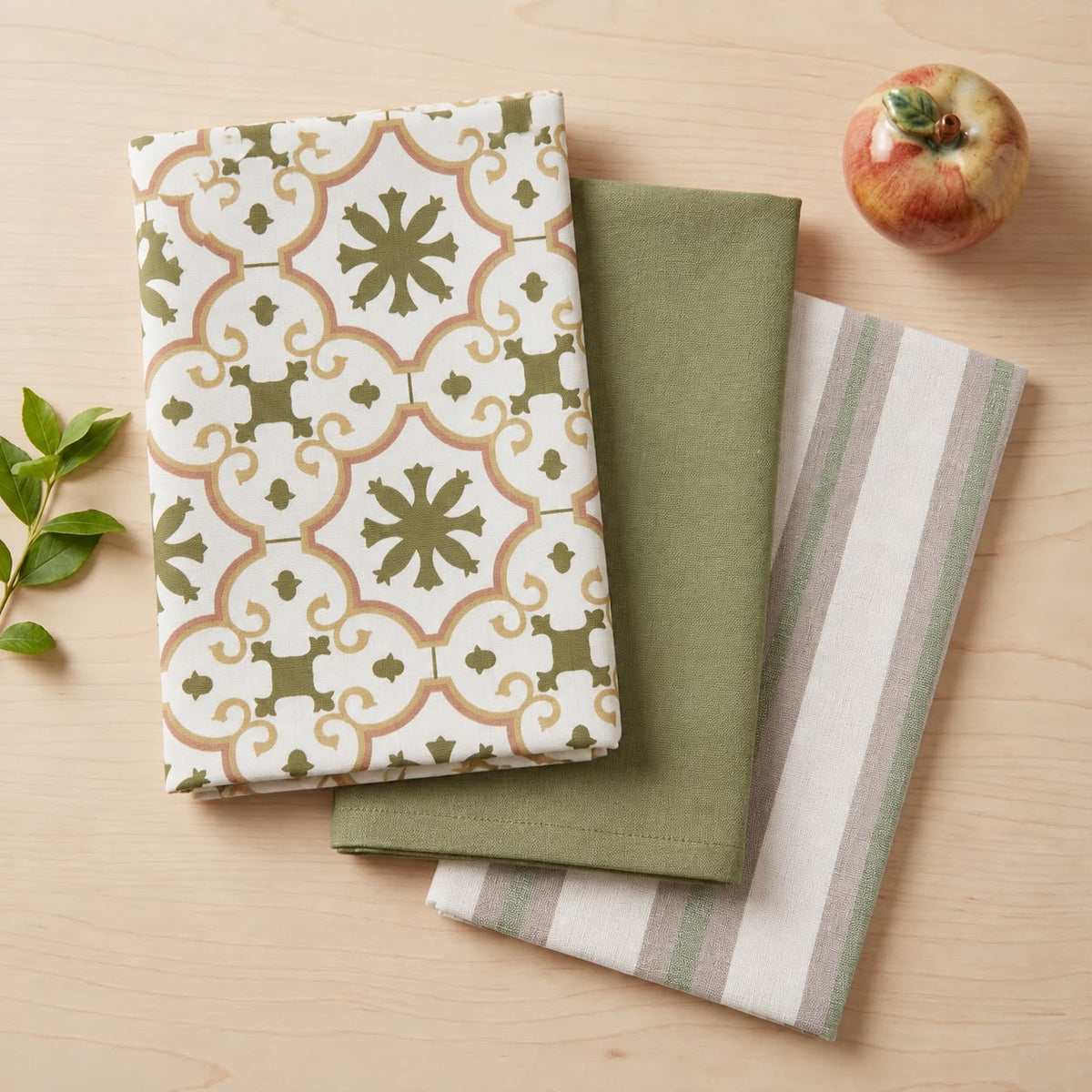 3-Piece Cotton Kitchen Napkin Set | Soft & Absorbent Multi-Purpose Kitchen Towels