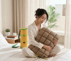 Premium Pineapple Bun Cervical & Neck Support Pillow – Organic Cotton