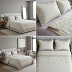 Victorian English King Size 3-Piece Quilted Bedcover Set Product Code :- 55B156RKEH