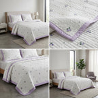Victorian English King Size 3-Piece Quilted Bedcover Set Product Code :- 55B156RKEH