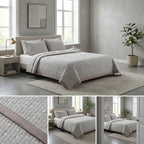 Victorian English King Size 3-Piece Quilted Bedcover Set Product Code :- 55B156RKEH