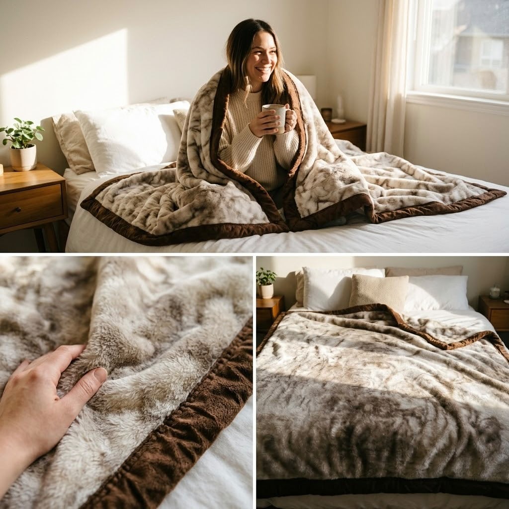 Single Ply Fleece Winter Blanket – Ultra Soft & Cozy | Single Bed