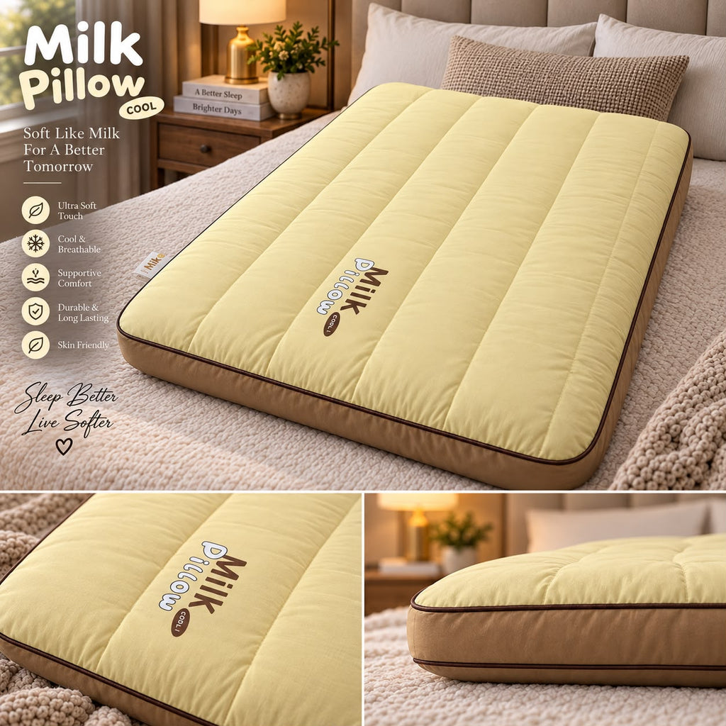 Milk Protein Fibre Pillow – German Technology Ultra-Soft Luxury Sleep Pillow